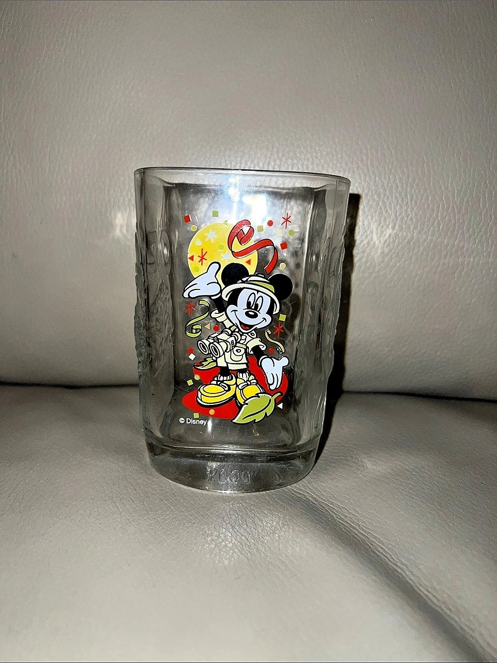 McDonald's Mickey Mouse Clear Collectible Glass